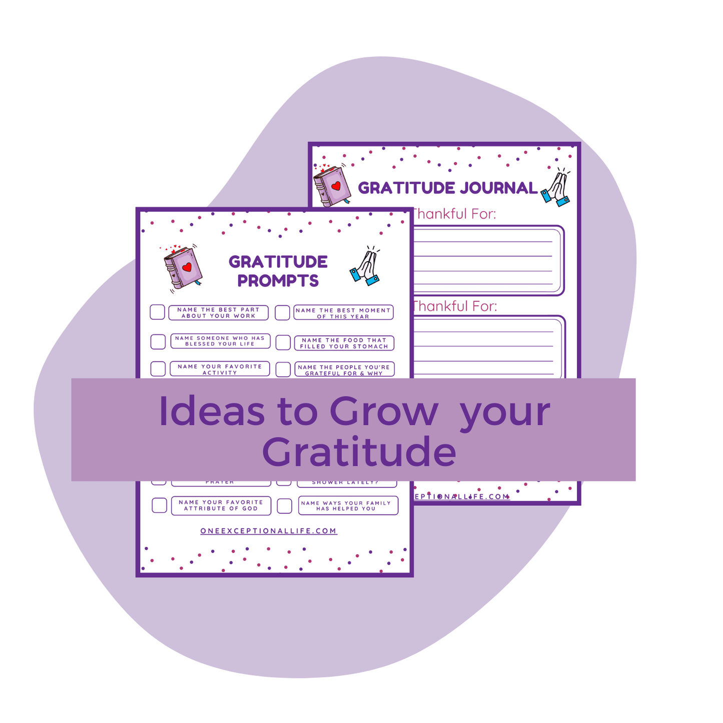 Getting Closer to God Worksheet Bundle gratitude ideas