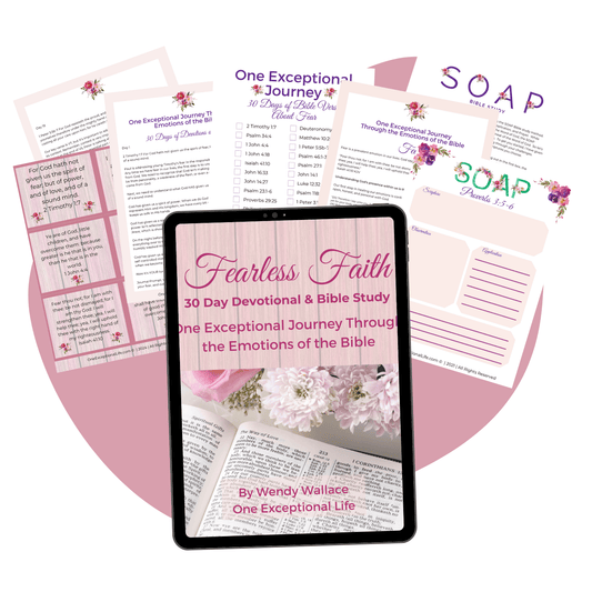 fearless faith devotional mockup