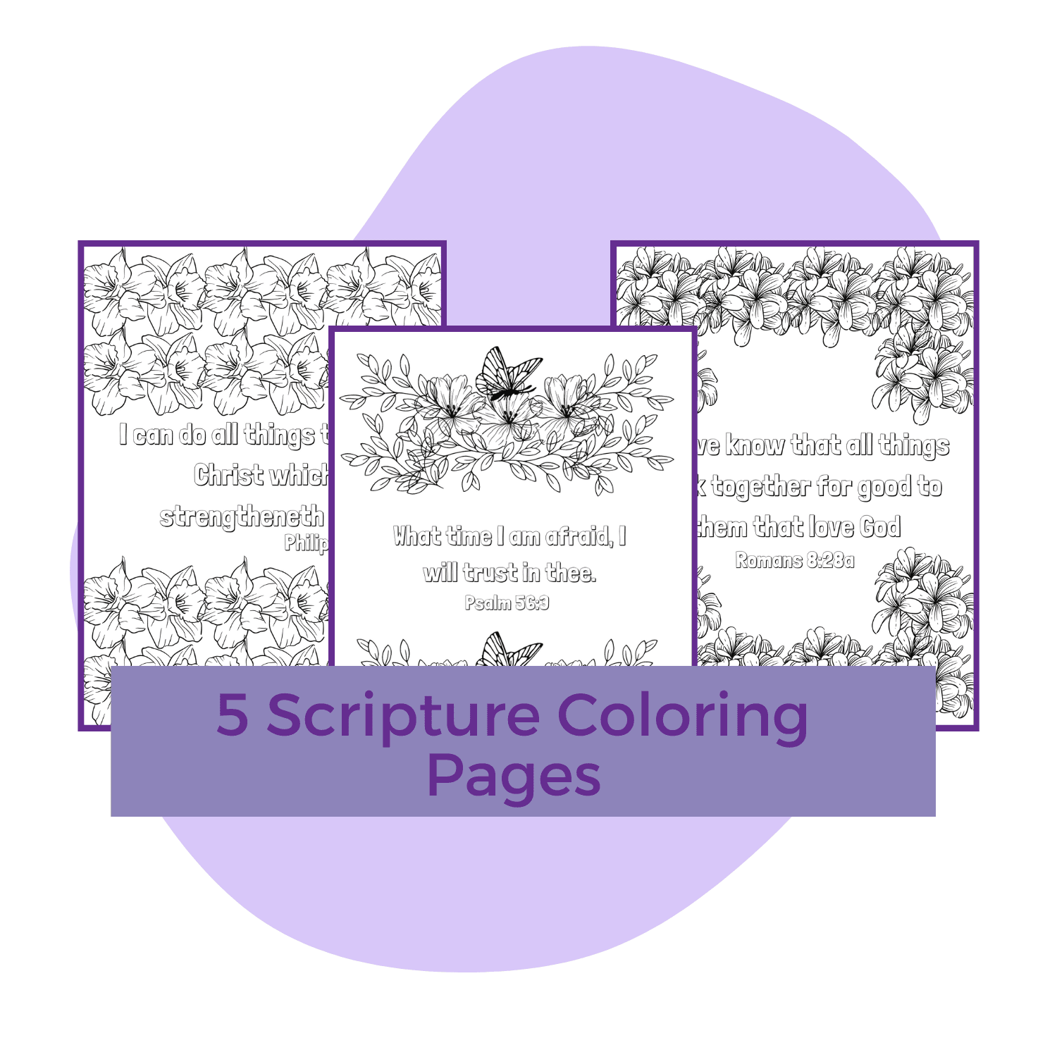 joyful living toolbox mockup with coloring pageds