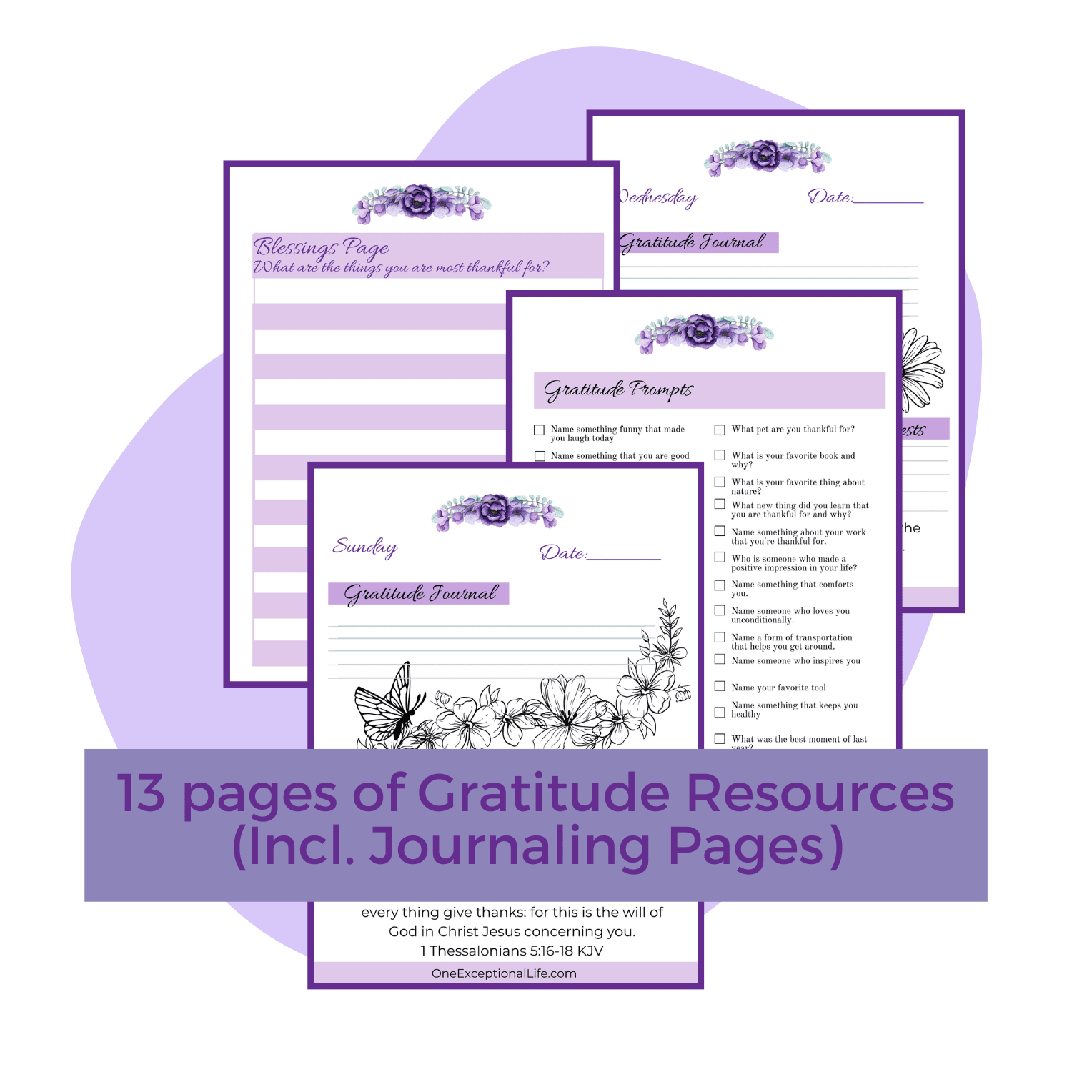 joyful living toolbox mockup with gratitude resources