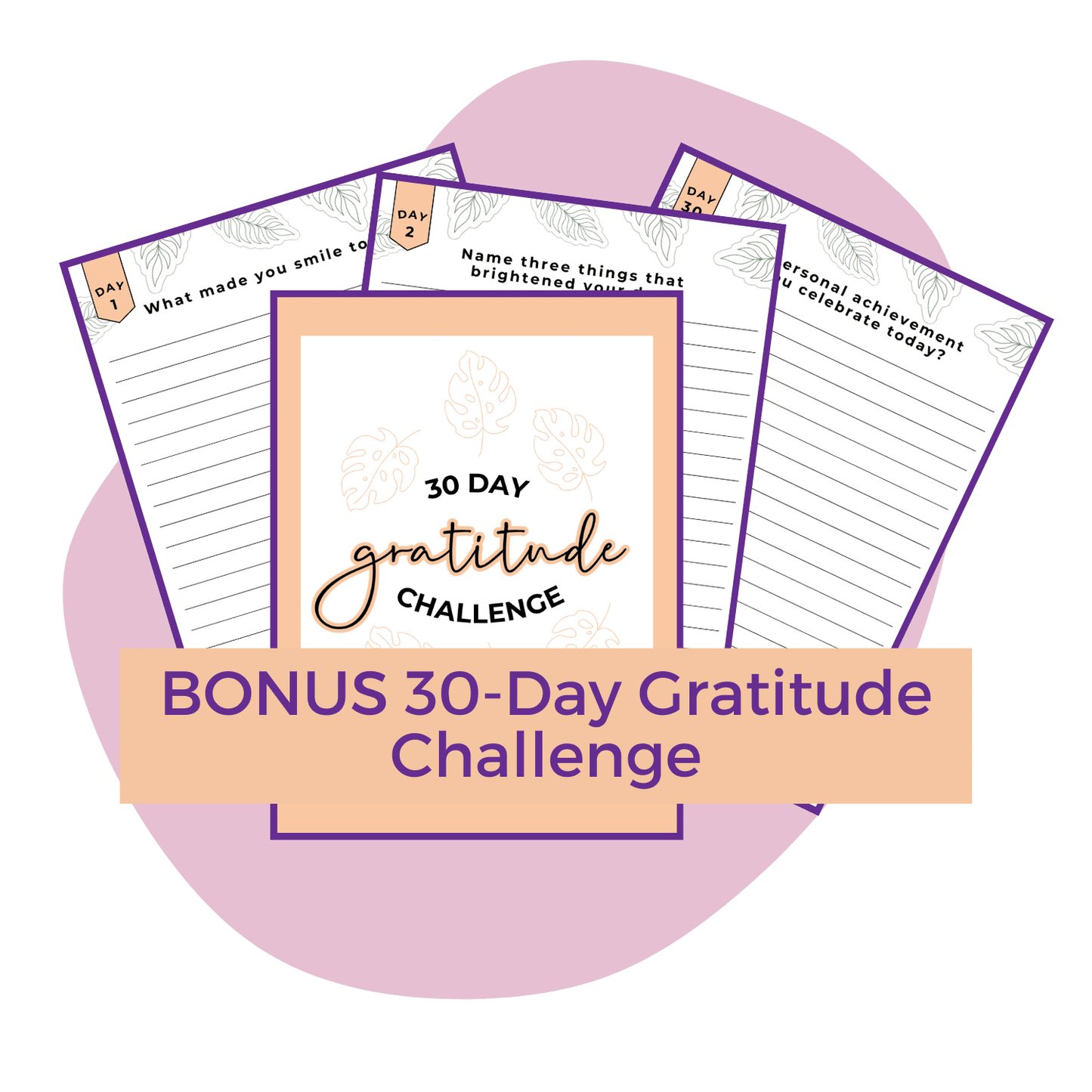 ultimate planner bundle mockup bonus challenge