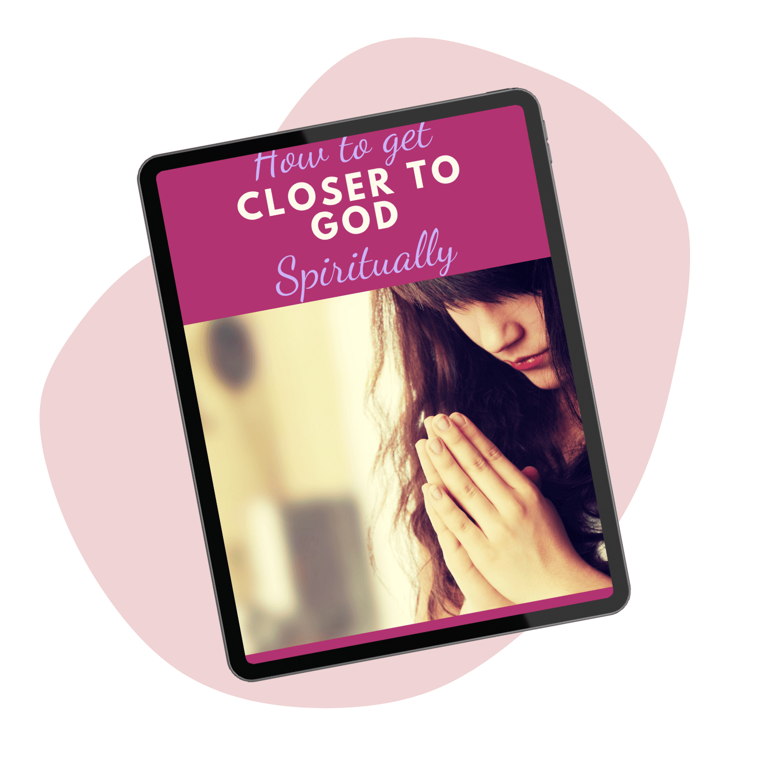 How to get closer to God ebook mockup