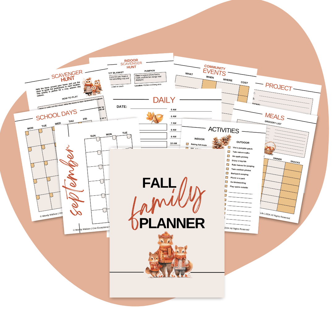 Harvest of Home fall family planner mockup 