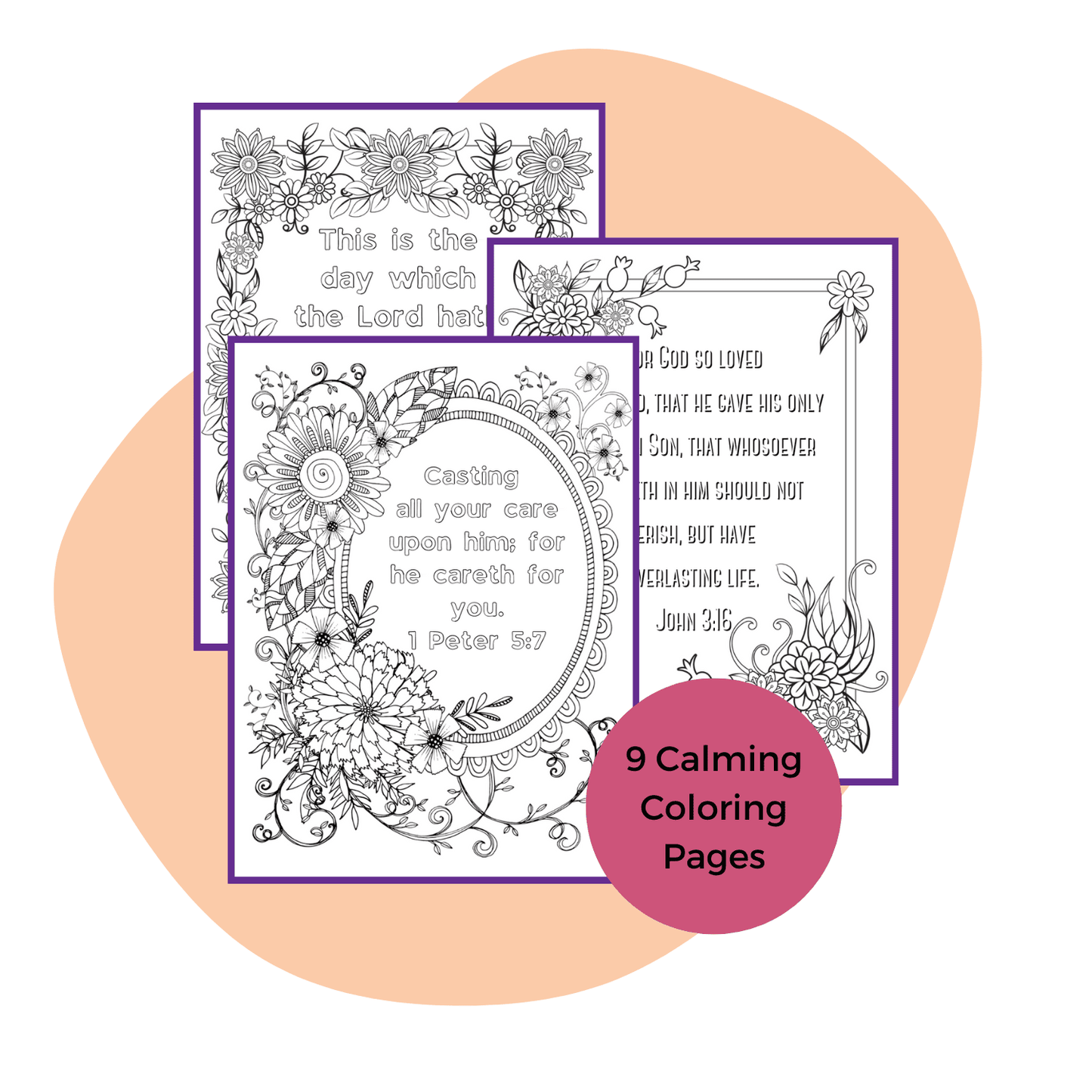 praying through the storms of life bible study mockup coloring pages